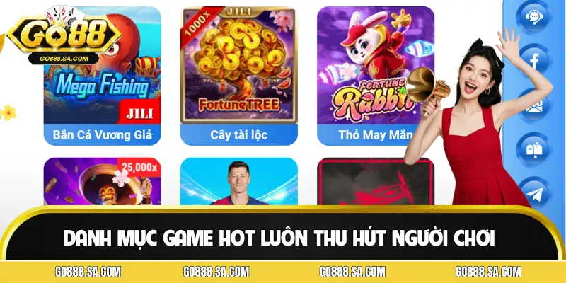 Danh mục Game Hot được chơi nhiều nhất