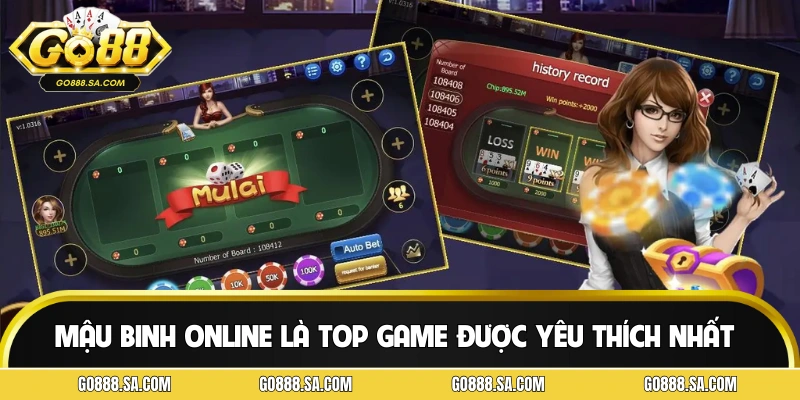 Mậu binh online là top game được yêu thích nhất